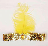 Nessiworld 70's 80's and 90's Themed Gold Charleston Hair Band
